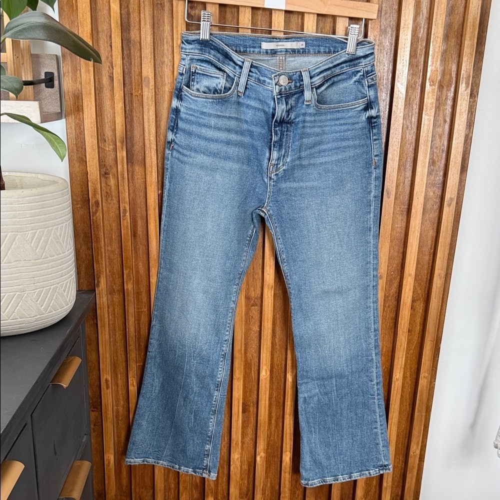 HUDSON Barbara Medium Wash High Rise Boot Cut Jeans. Size 29 - Picture 2 of 10